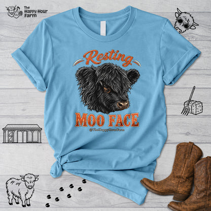 Resting MOO FACE Unisex Tee