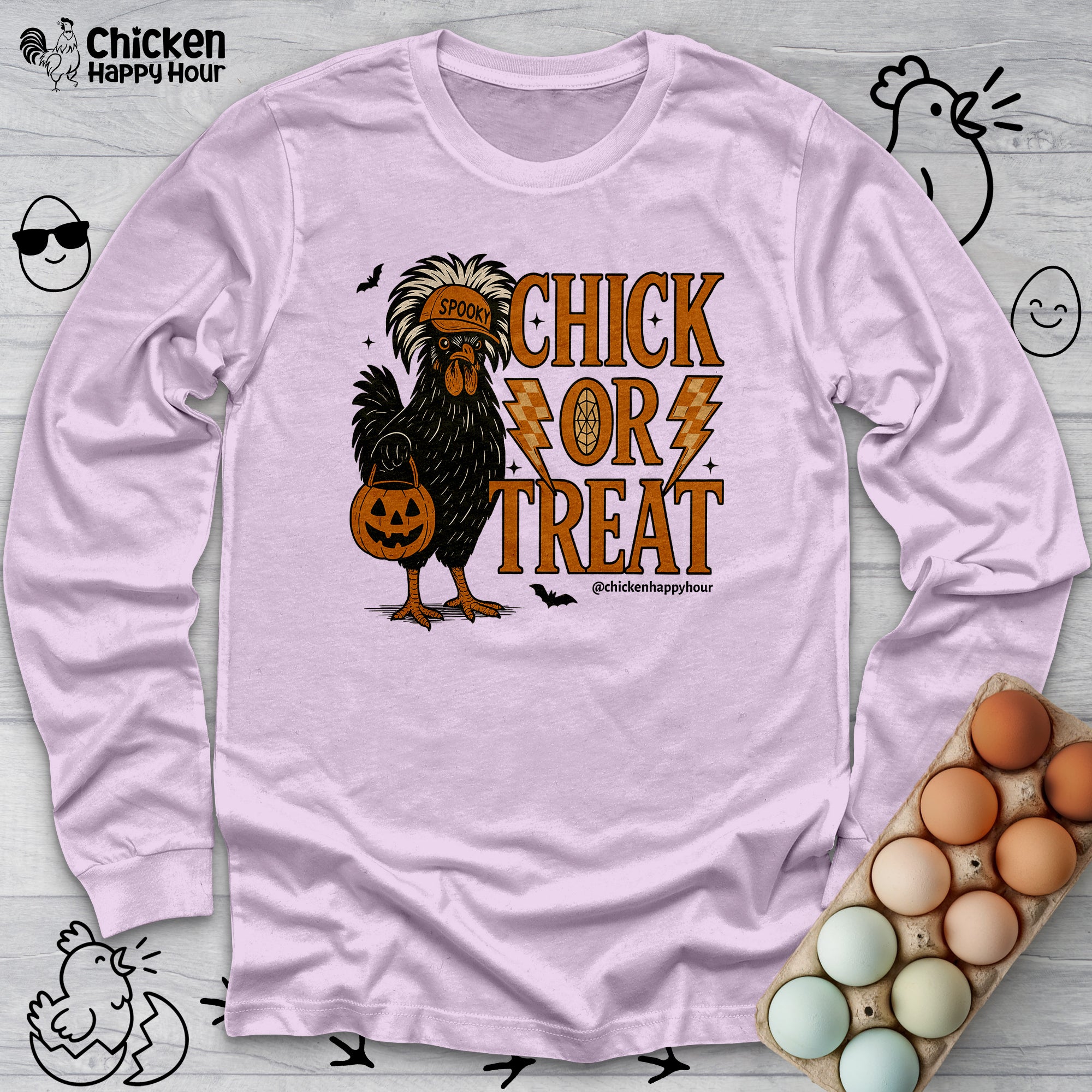 Chick or Treat 02 Long Sleeve