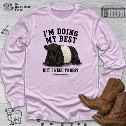 I'm Doing My Best Long Sleeve