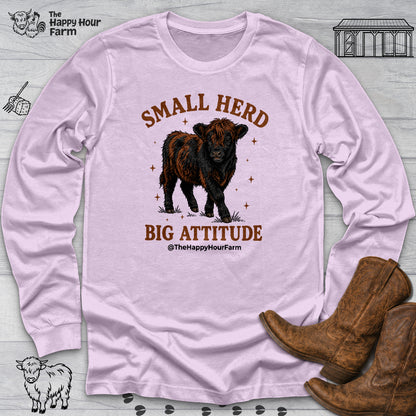 Small Herd Big Attitude Long Sleeve