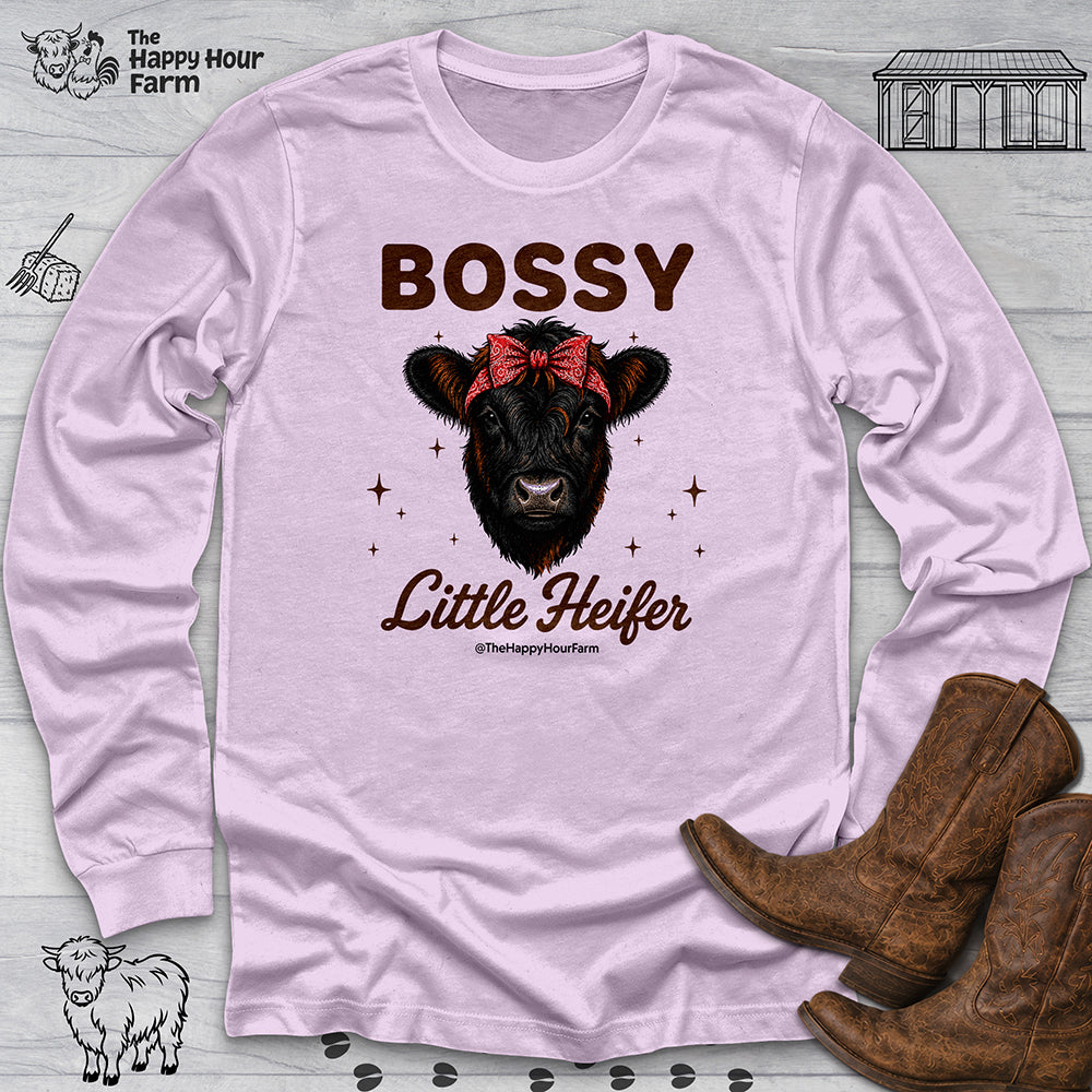 Stay Calm And Moo On Long Sleeve