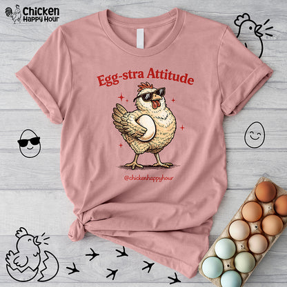 Egg-stra Attitude Unisex Tee