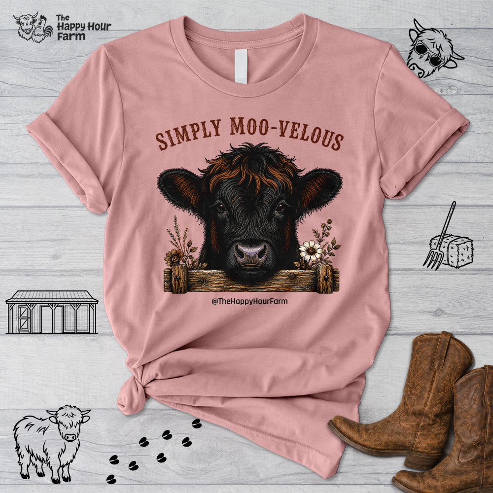 Simply Moo-Velous Unisex Tee