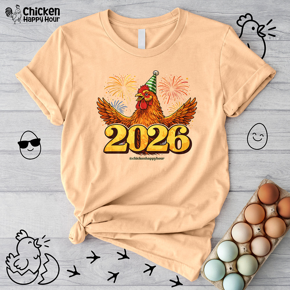 New Year Chicken 2026 Unisex Tee