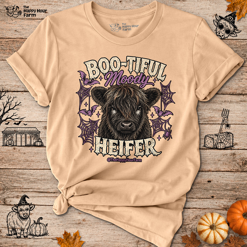 Bootiful Moody Heifer Unisex Tee