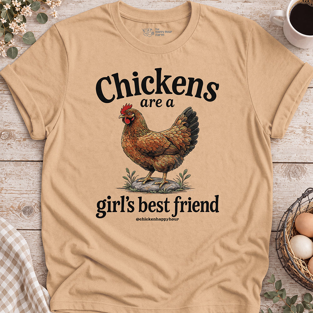 Chickens Are A Girl’s Best Friend Unisex Tee