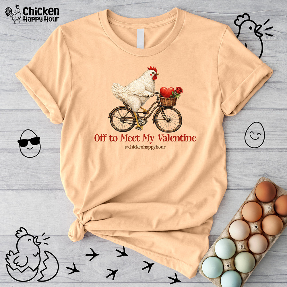 Off to Meet My Valentine Unisex Tee