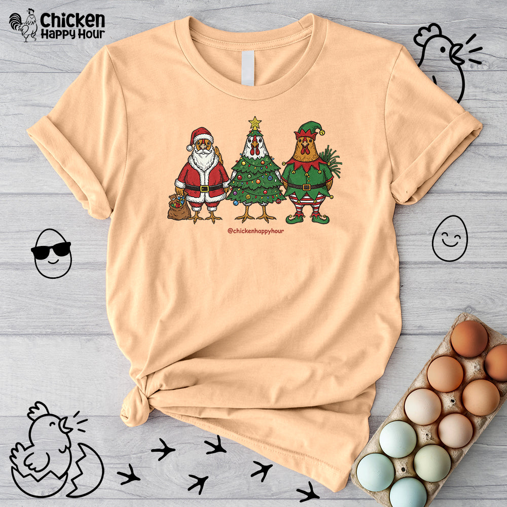 Christmas Chicken Unisex Tee