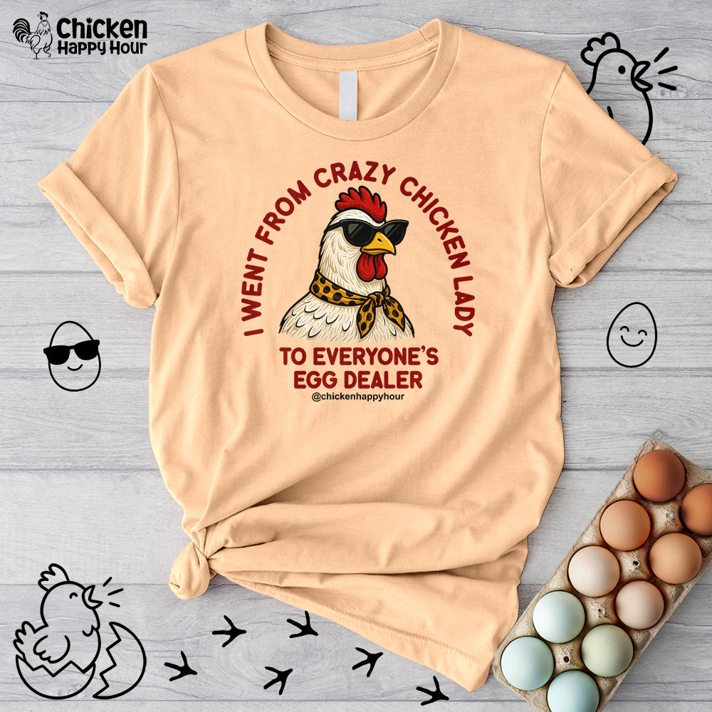Went From Crazy Chicken Lady Unisex Tee