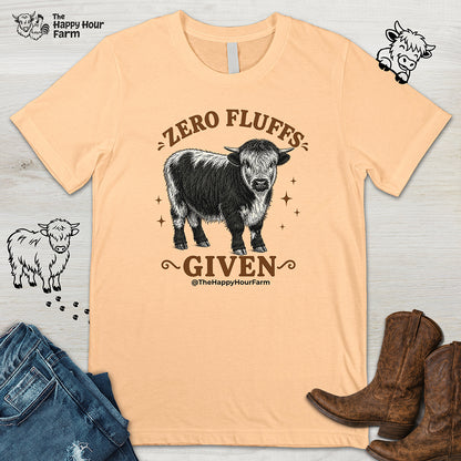 Zero Fluffs Given Unisex Tee