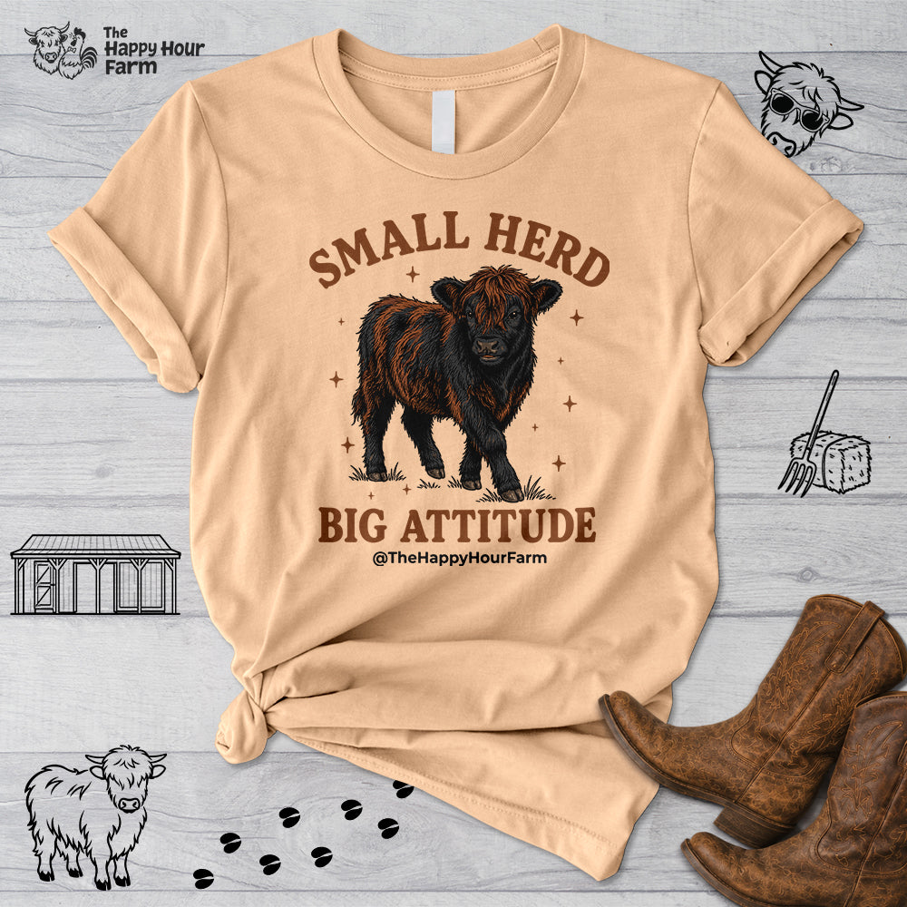 Small Herd Big Attitude Unisex Tee