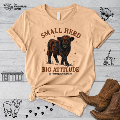 Small Herd Big Attitude Unisex Tee
