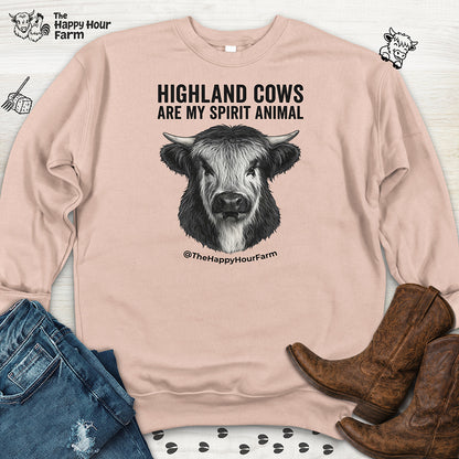 Highland Cows Are My Spirit Animal Sweatshirt
