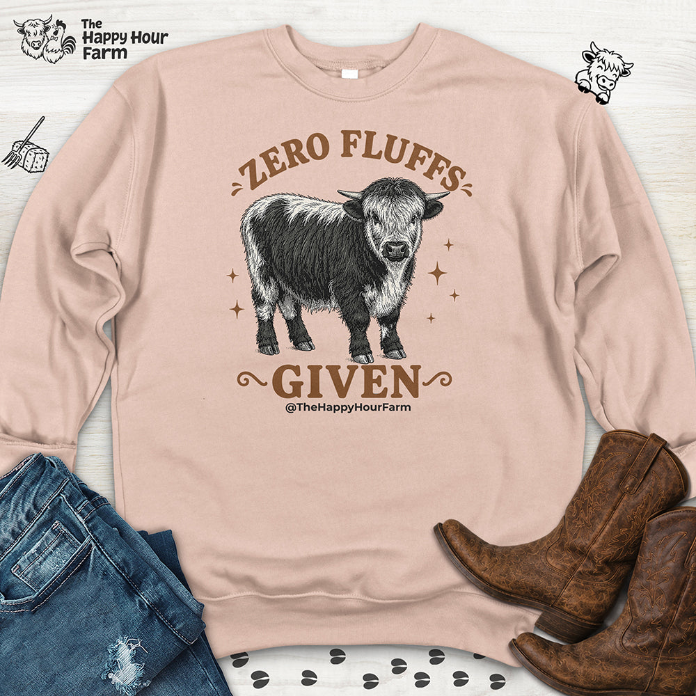 Zero Fluffs Given Sweatshirt