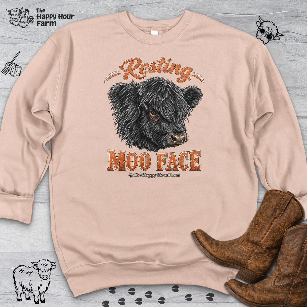 Resting MOO FACE Sweatshirt