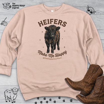 Heifers Make Me Happy Sweatshirt