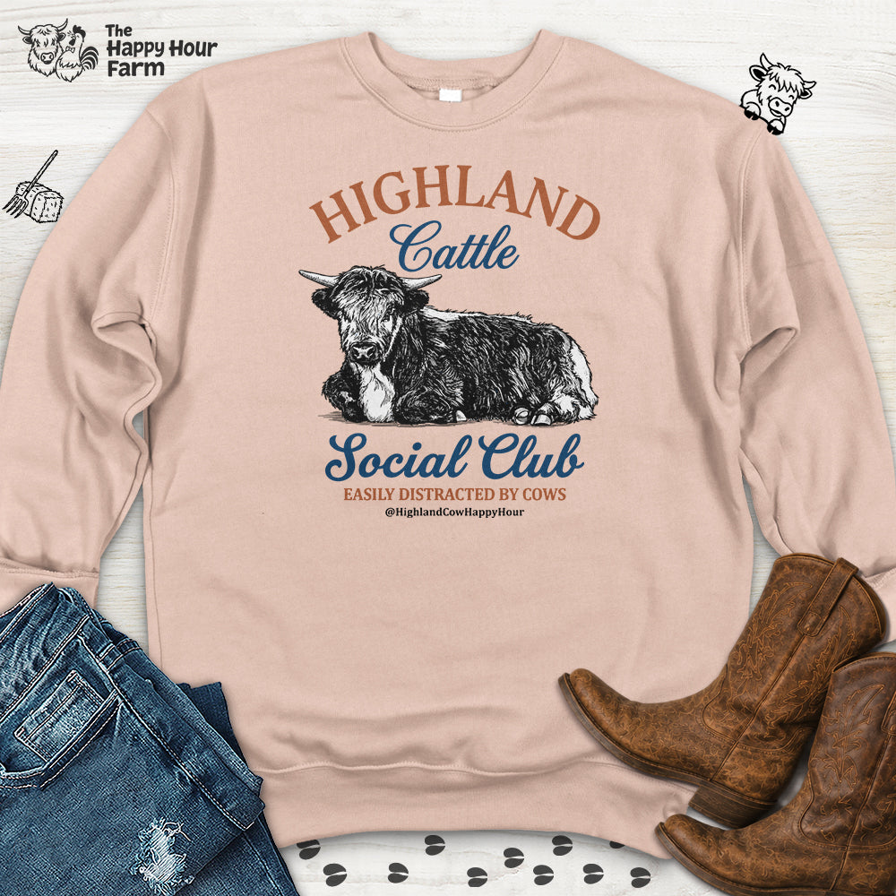Highland Cattle Social Club Sweatshirt
