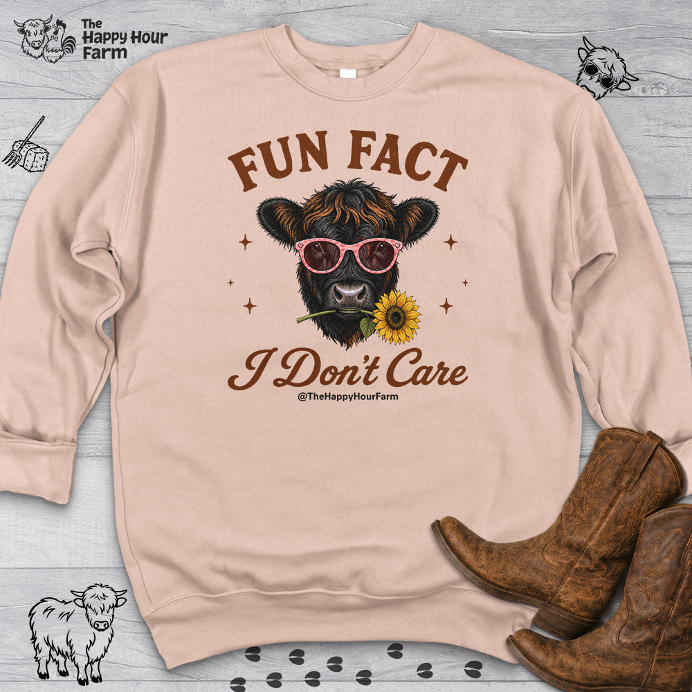 Fun Fact I Don't Care Sweatshirt
