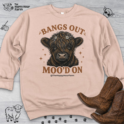 Bangs Out Moo'd On Sweatshirt