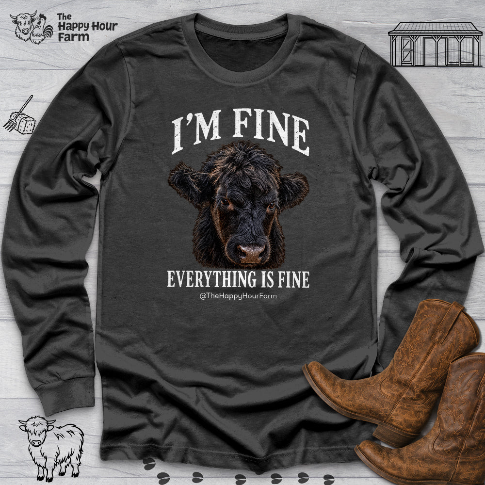 I'm Fine Everything Is Fine Long Sleeve