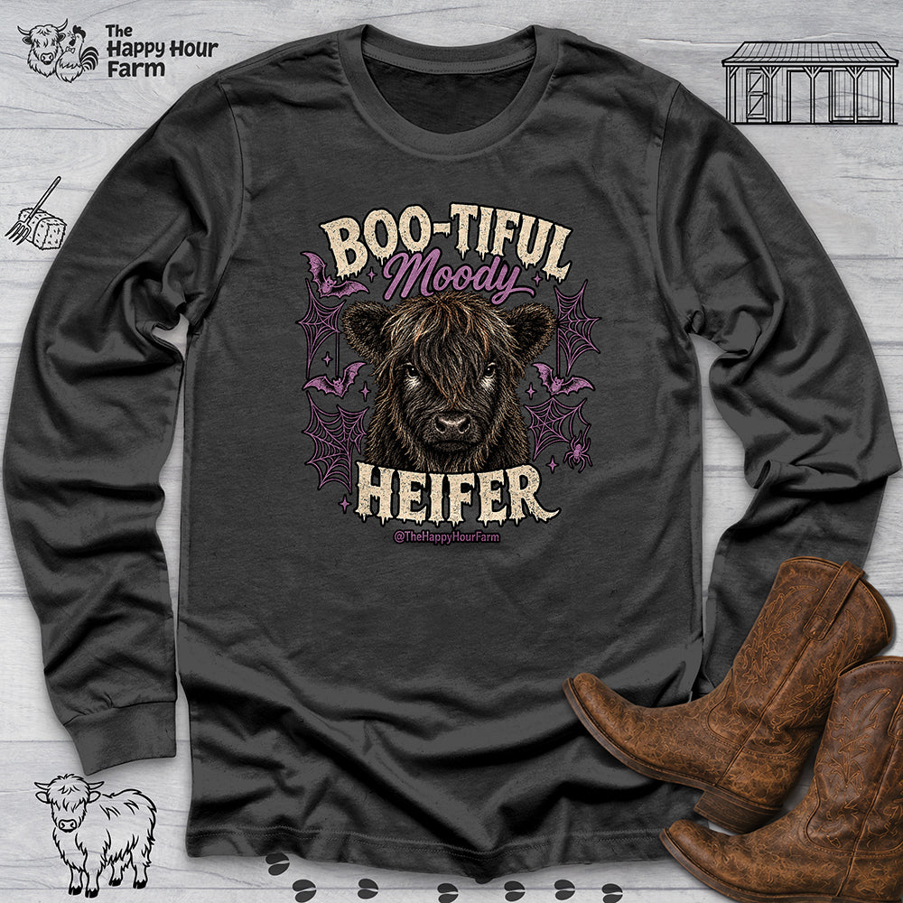 Bootiful Moody Heifer Long Sleeve