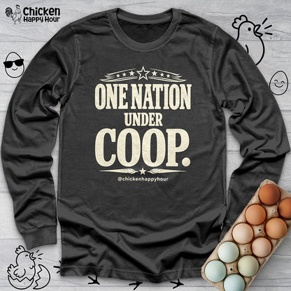 One Nation Under Coop Long Sleeve