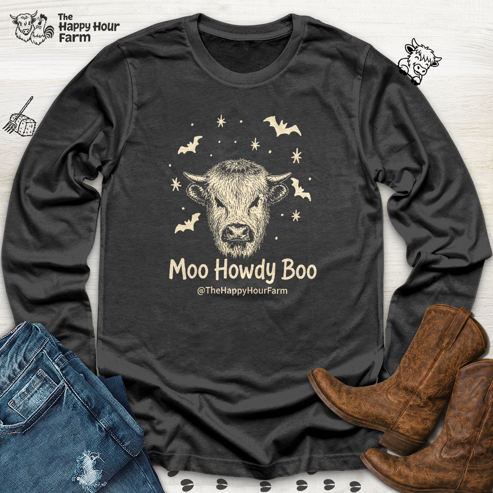 Moo Howdy Boo Long Sleeve