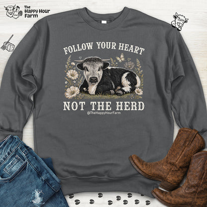 Follow Your Heart Not the Herd Sweatshirt
