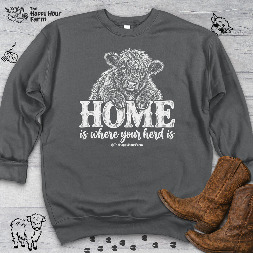 Home Is Where Your Herd Is Sweatshirt
