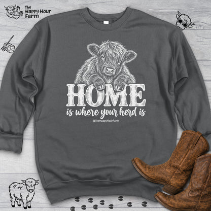 Home Is Where Your Herd Is Sweatshirt