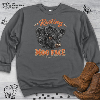 Resting MOO FACE Sweatshirt