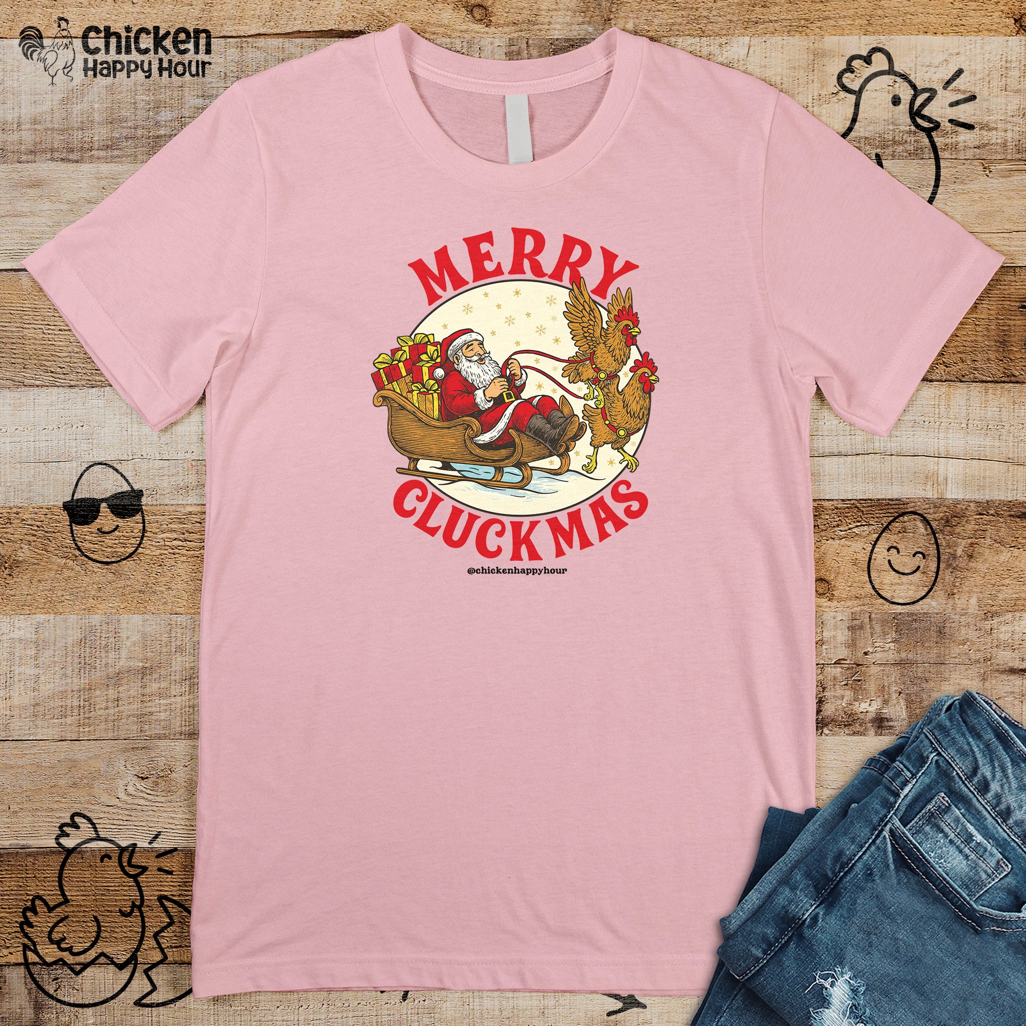 Merry Cluckmus Unisex Tee