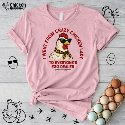Went From Crazy Chicken Lady Unisex Tee