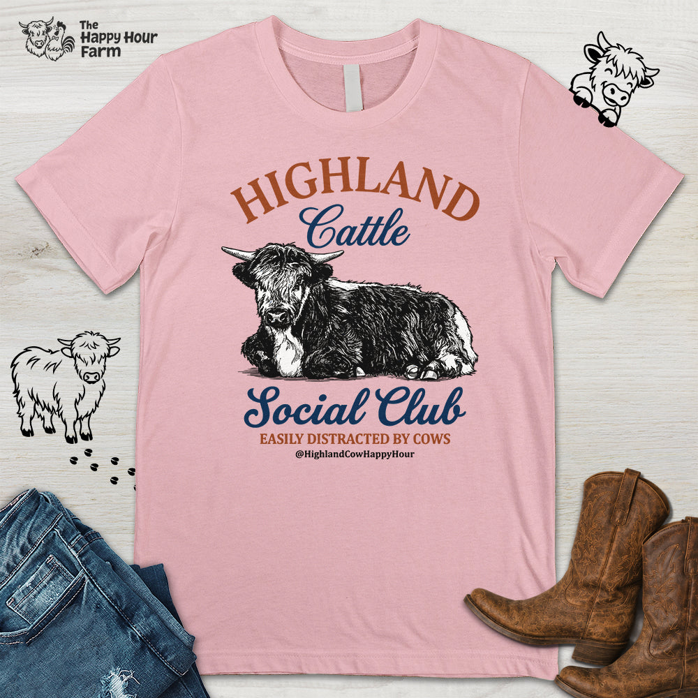 Highland Cattle Social Club Unisex Tee