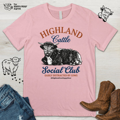 Highland Cattle Social Club Unisex Tee