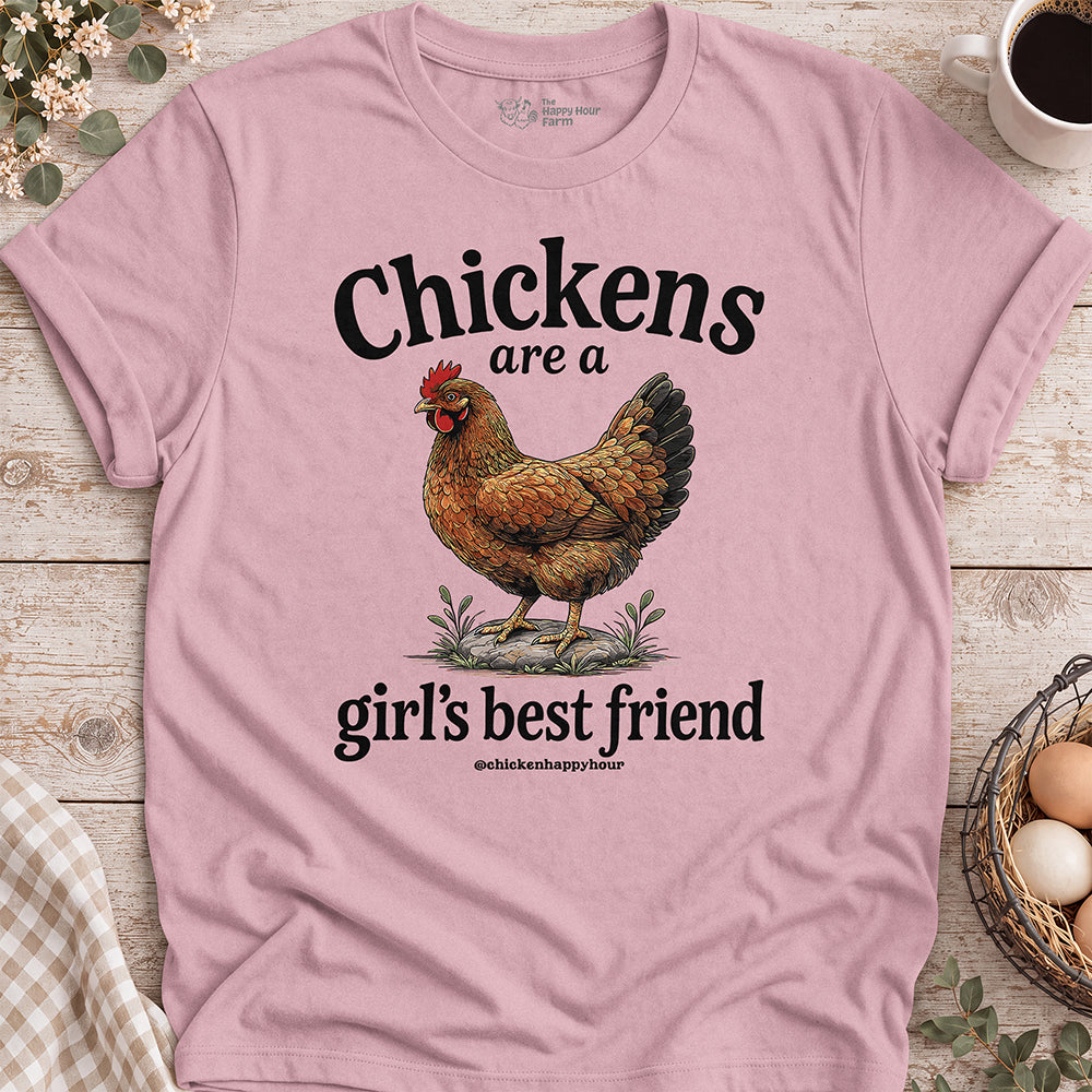 Chickens Are A Girl’s Best Friend Unisex Tee