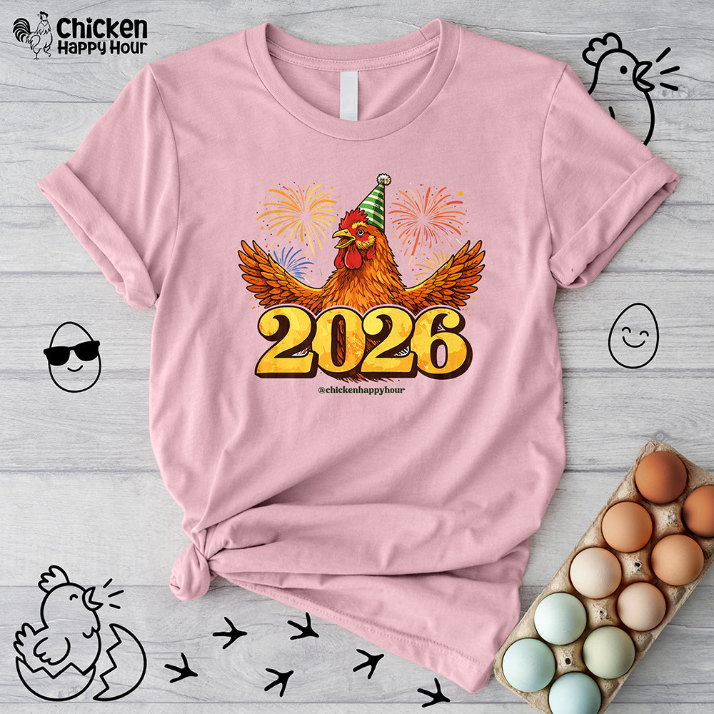 New Year Chicken 2026 Unisex Tee