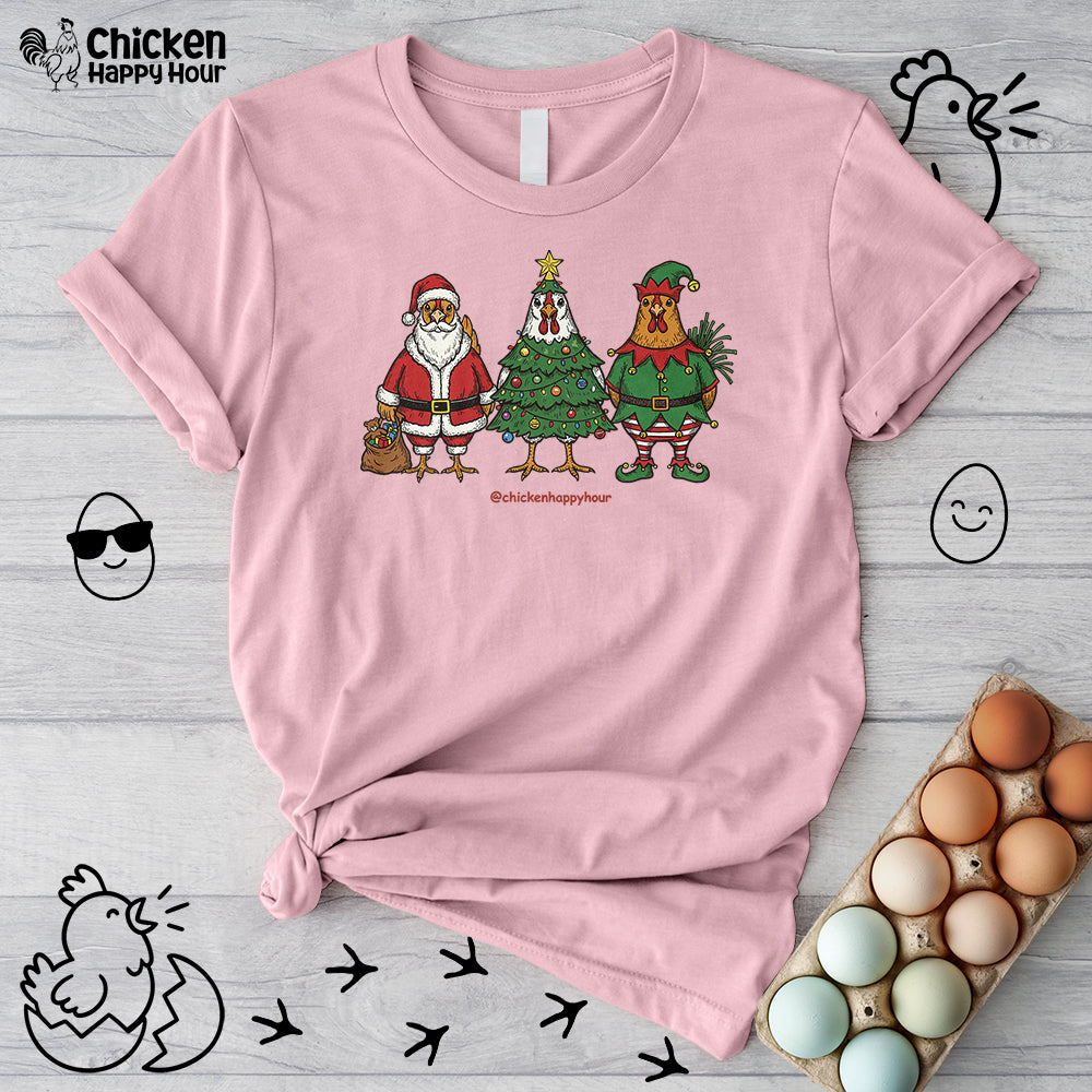 Christmas Chicken Unisex Tee