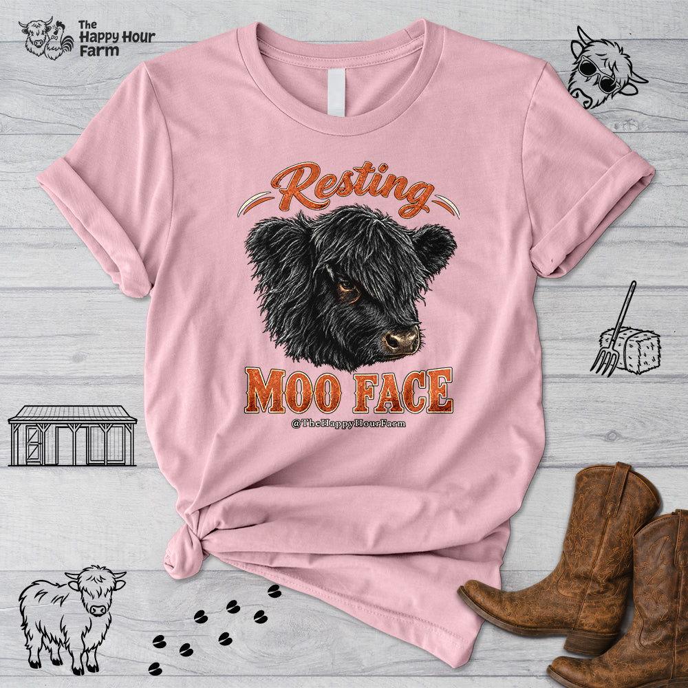 Resting MOO FACE Unisex Tee