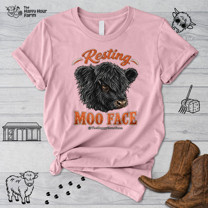 Resting MOO FACE Unisex Tee