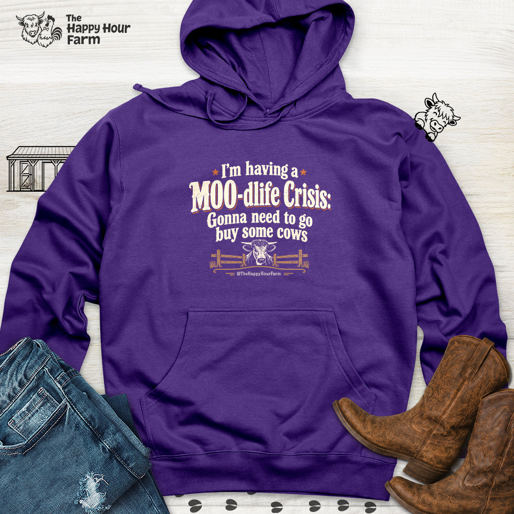 MOO-dlife Crisis Hooded Sweatshirt