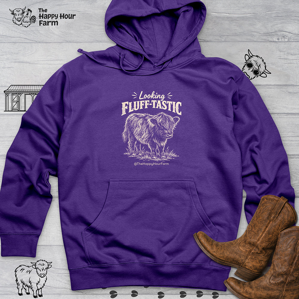 Looking FLUFF-TASTIC Hooded Sweatshirt