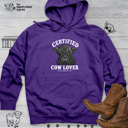 Certified Cow Lover Hooded Sweatshirt