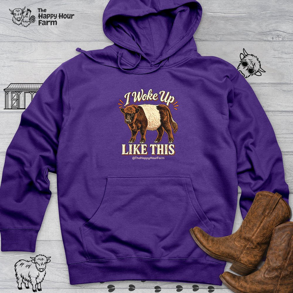 I Woke Up LIKE THIS Hooded Sweatshirt