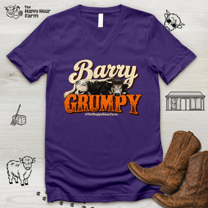 Barry Grumpy V-Neck Tee