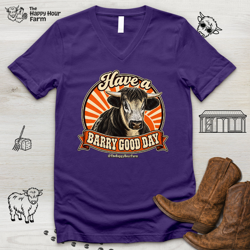 Have a BARRY Good Day V-Neck Tee