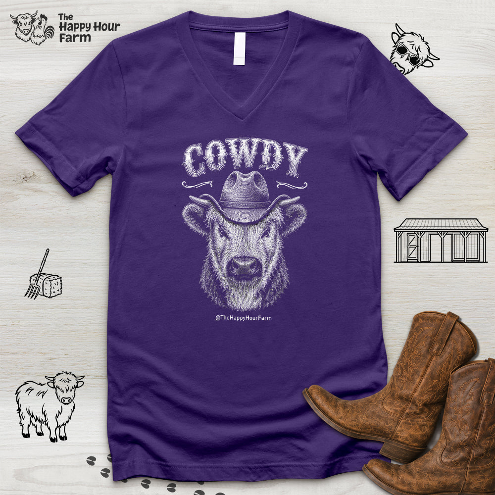 Cowdy V-Neck Tee