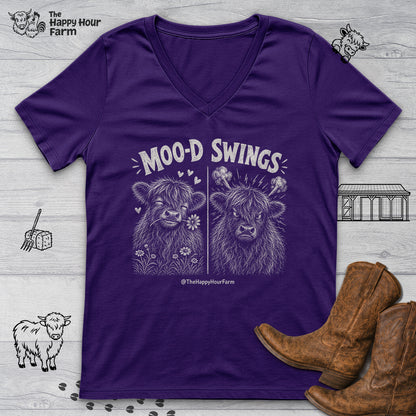 Mood Swings V-Neck Tee