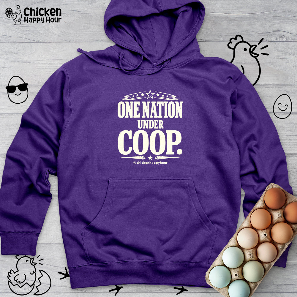 One Nation Under Coop Hooded Sweatshirt