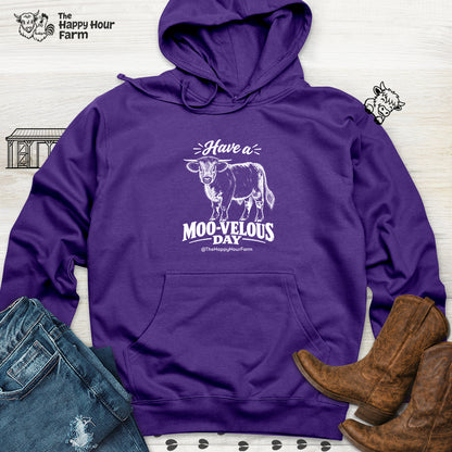 Have a MOO-VELOUS Day Hooded Sweatshirt